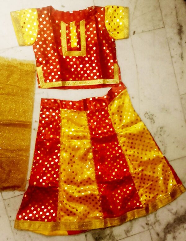 Radha Lehenga Chunni Costume Set