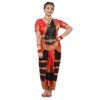 Bharatanatyam Readymade Costume Black And Red Color