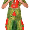 Bharatanatyam Readymade Costume Red And Green