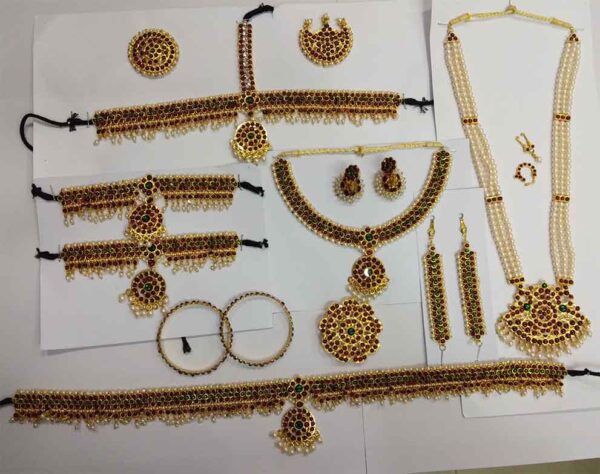 Sun Simple Bharatanatyam Temple Jewellery