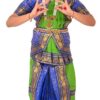 Bharatanatyam Readymade Costume Parrot Green And Blue