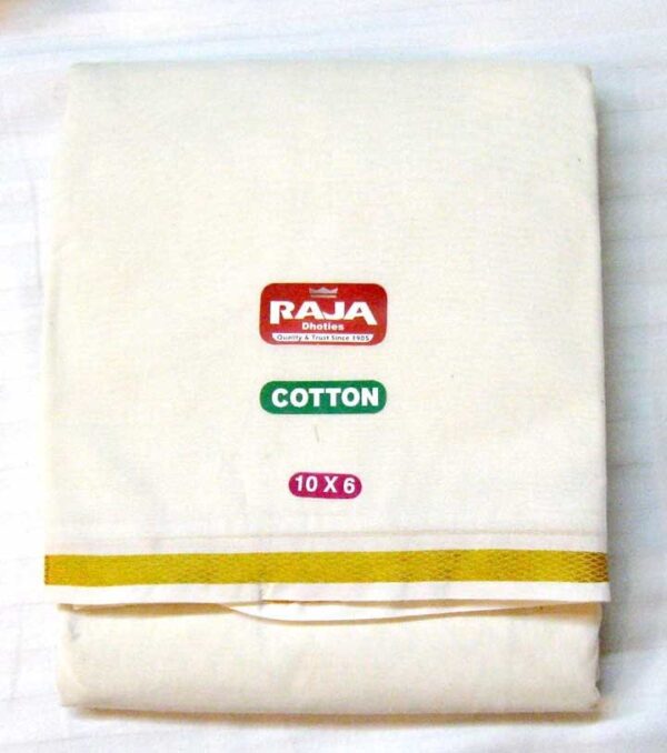 South Indian Cotton Dhoti For Men 2